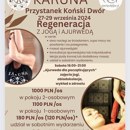 Agroturystyka Karuna - Ajurweda I Joga - W Konskim Dworze Oborniki Slaskie Exterior foto